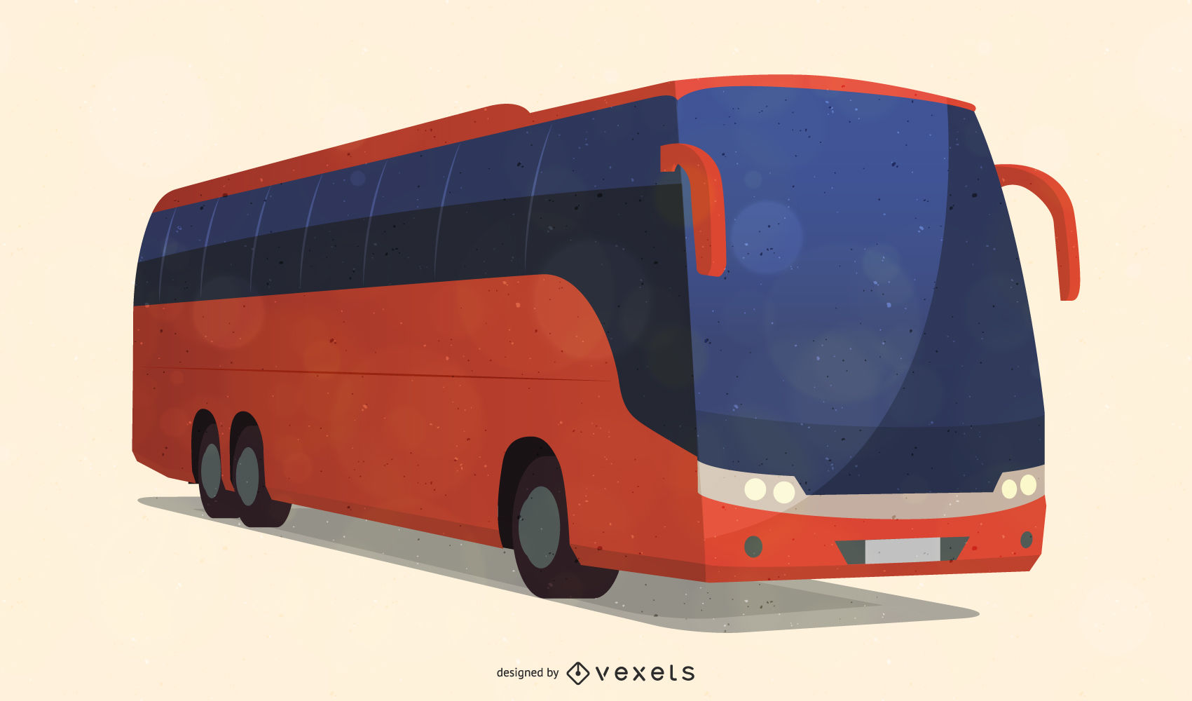1701x1000 City Bus Vector