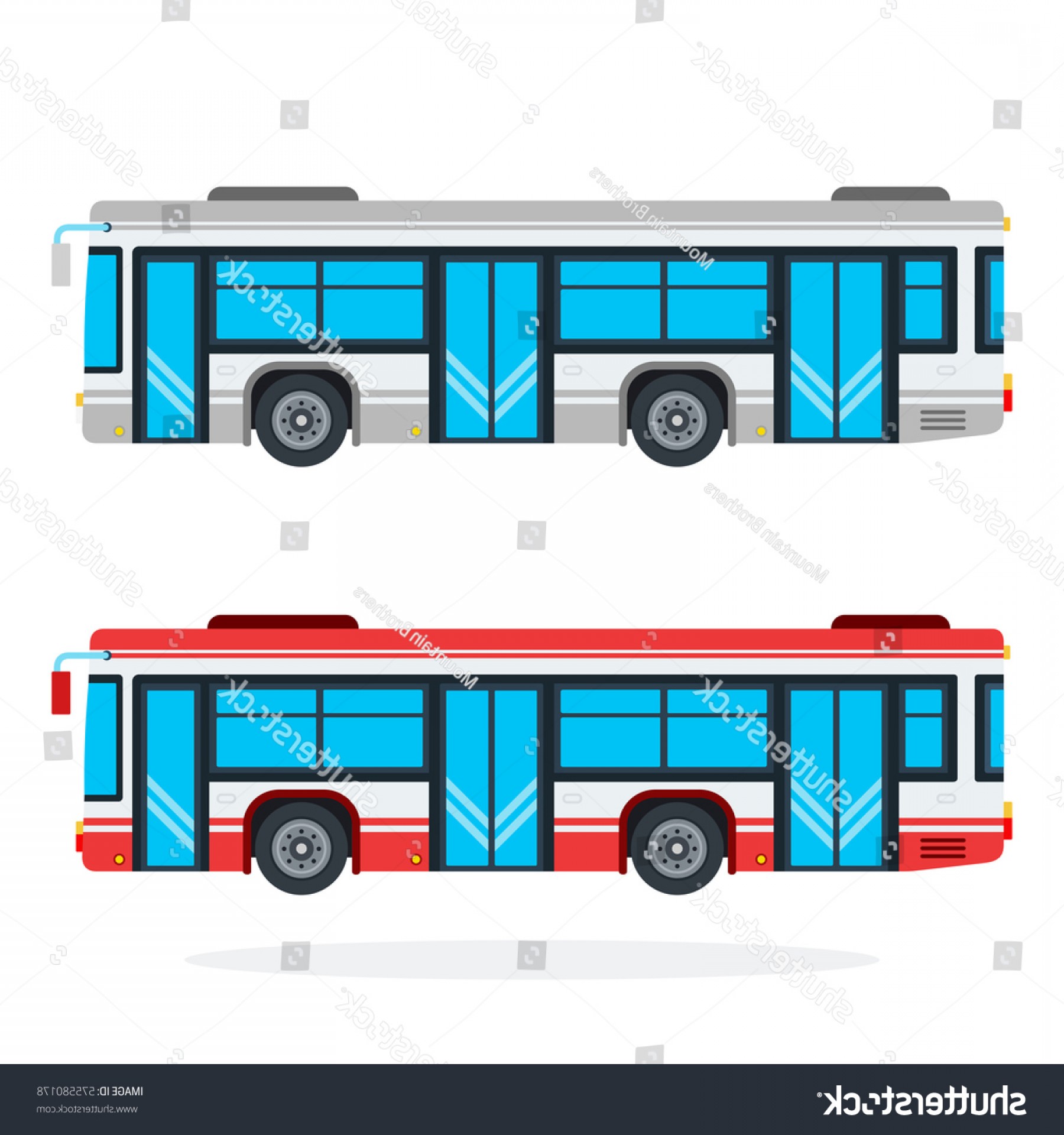 1800x1920 City Bus Vector Studiogrfx