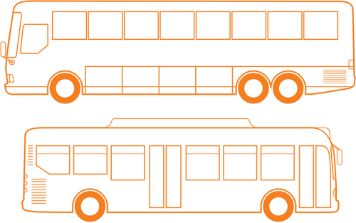 500x313 City Bus Vector Clip Art