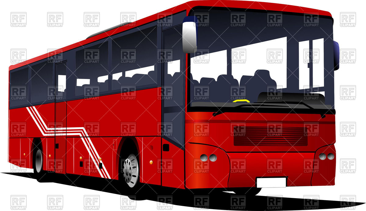 1200x692 Red City Bus Vector Image Of Transportation Leonido
