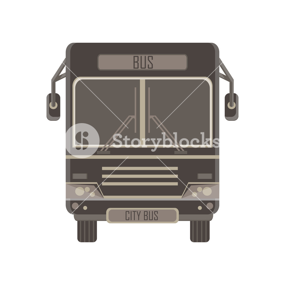 1000x1000 Bus Vector City Passenger Icon Transport Design Isolated Vehicle