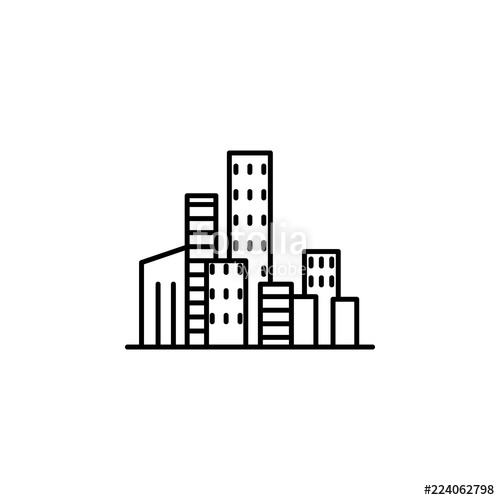 City Icon Element Of Landscape Icon For Mobile Concept And Web 500x500 City Icon Element Of Landscape Icon For Mobile Concept And Web