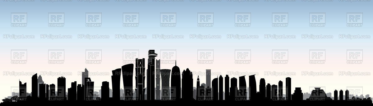 Doha City Skyline 1200x344 Doha City Skyline