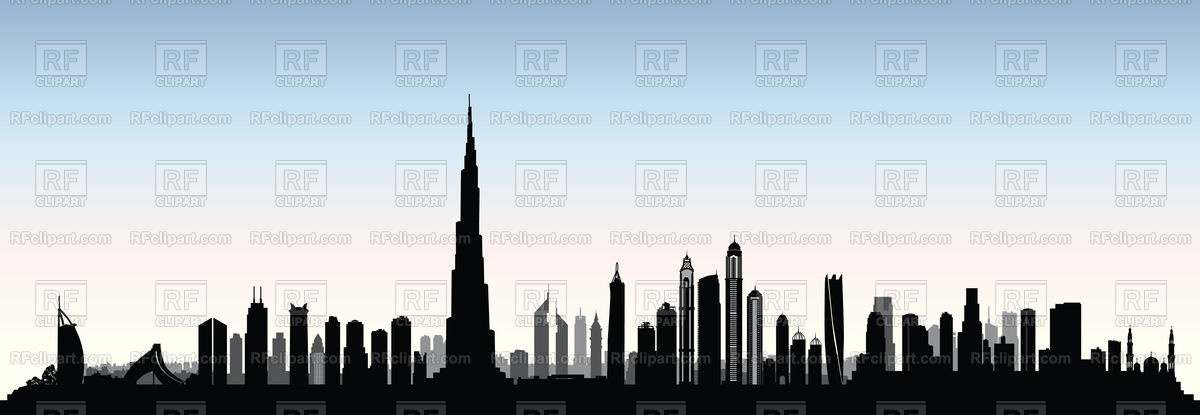 Dubai City Skyline 1200x415 Dubai City Skyline