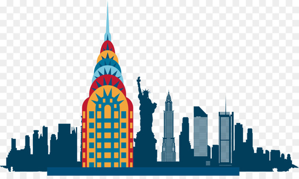 New York City Skyline Silhouette Illustration 600x360 New York City Skyline Silhouette Illustration