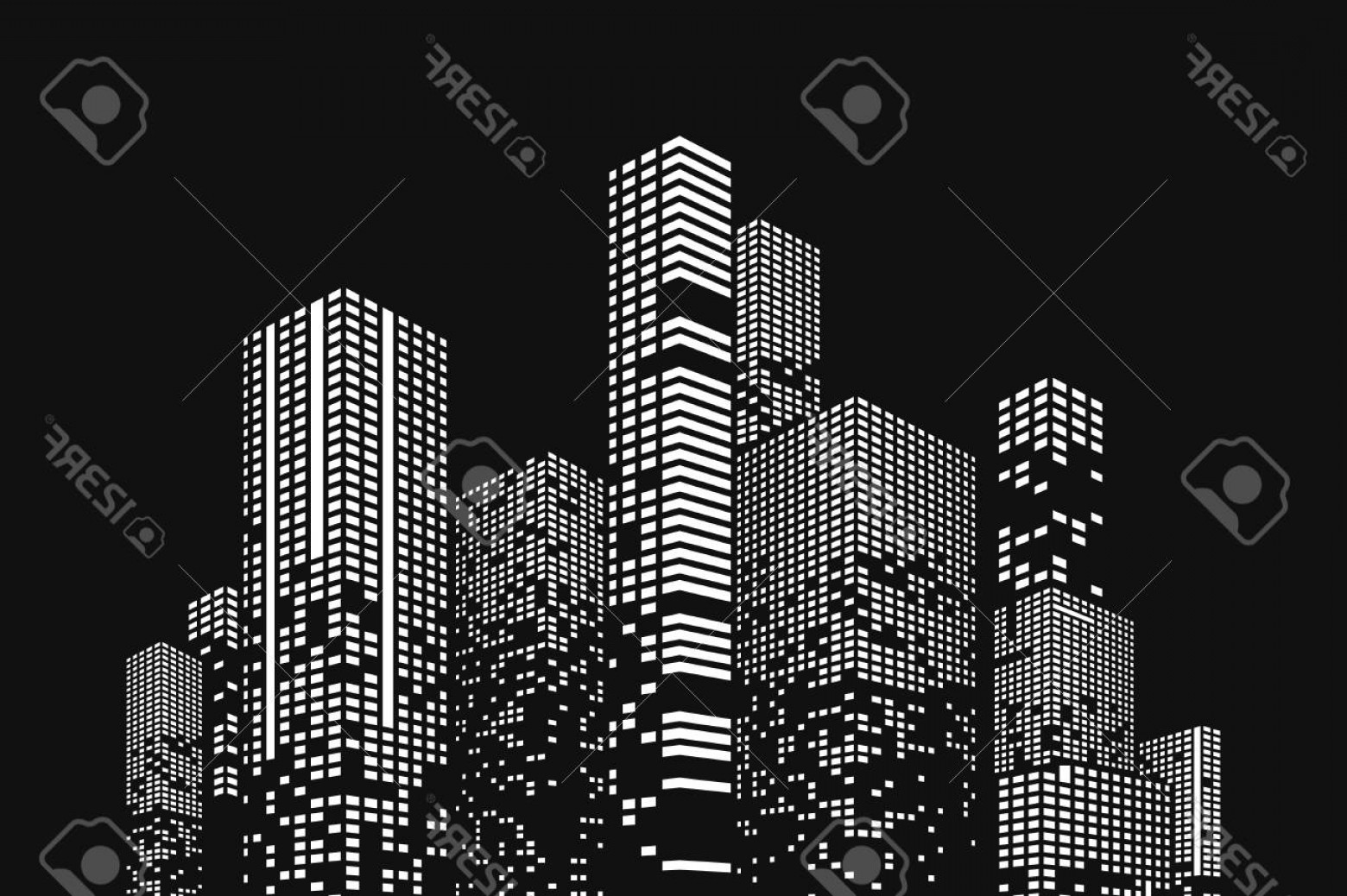 Photostock Vector Building And City Illustration Black Cities 1560x1038 Photostock Vector Building And City Illustration Black Cities