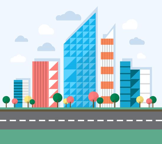 City Illustration Vector at Vectorified.com | Collection of City ...