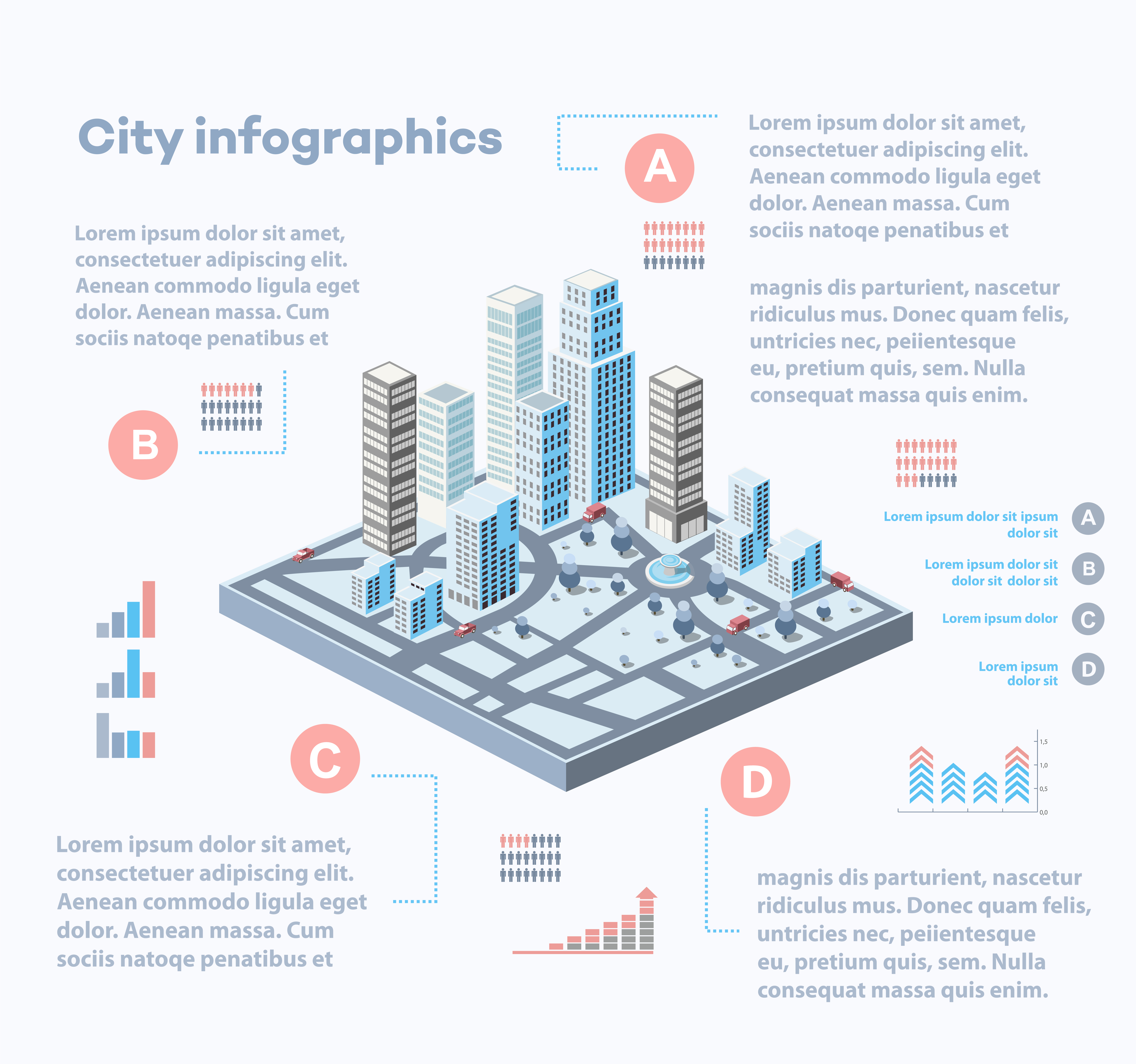 6305x5906 City Infographic Free Vector Art