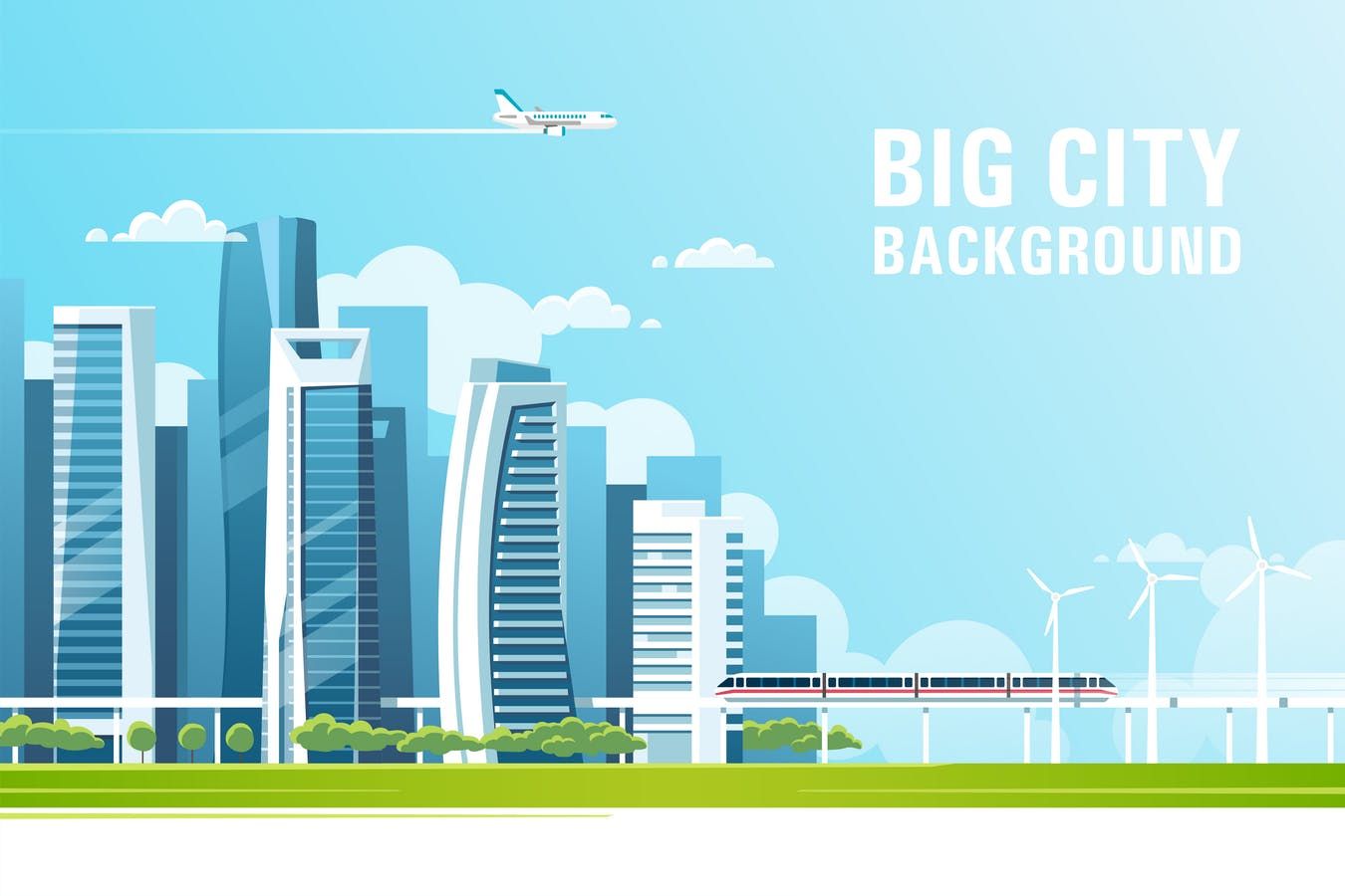 Urban Landscape Vector Illustartion Vector Illustration 1350x900 Urban Landscape Vector Illustartion Vector Illustration