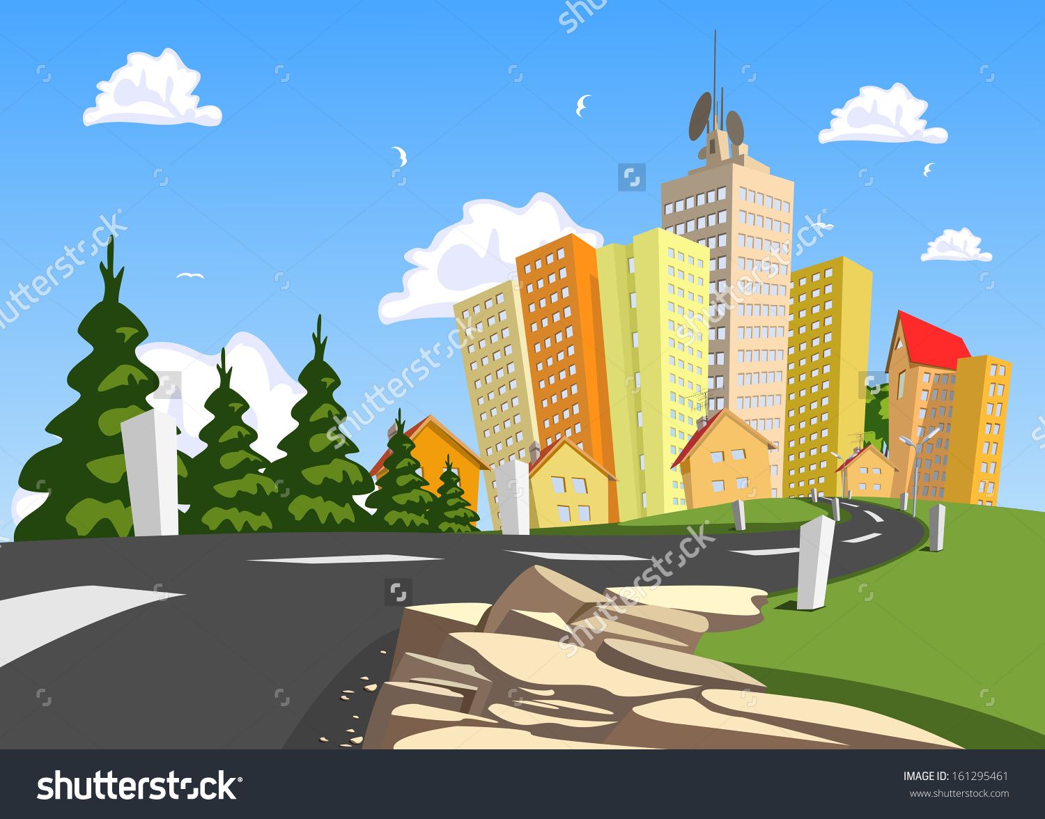 Vector City Surrounded 1500x1176 Vector City Surrounded