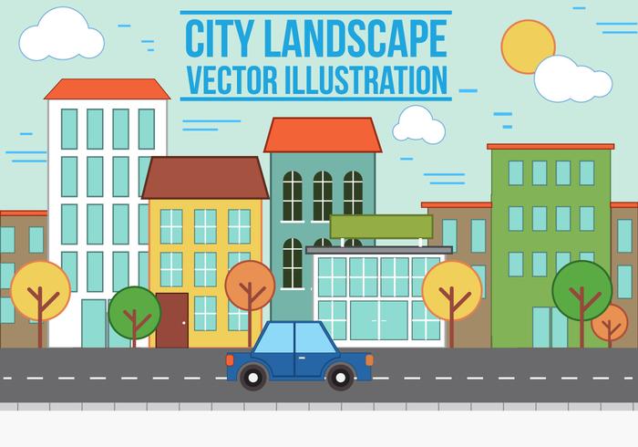 Vector City Landscape 700x490 Vector City Landscape