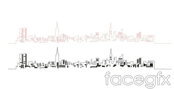 Line Runs Through The City Vector Over Millions Vectors, Stock 600x308 Line Runs Through The City Vector Over Millions Vectors, Stock
