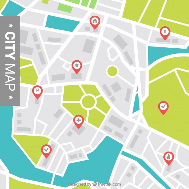 City Map Background With Pointers Vector Free Download 626x626 City Map Background With Pointers Vector Free Download
