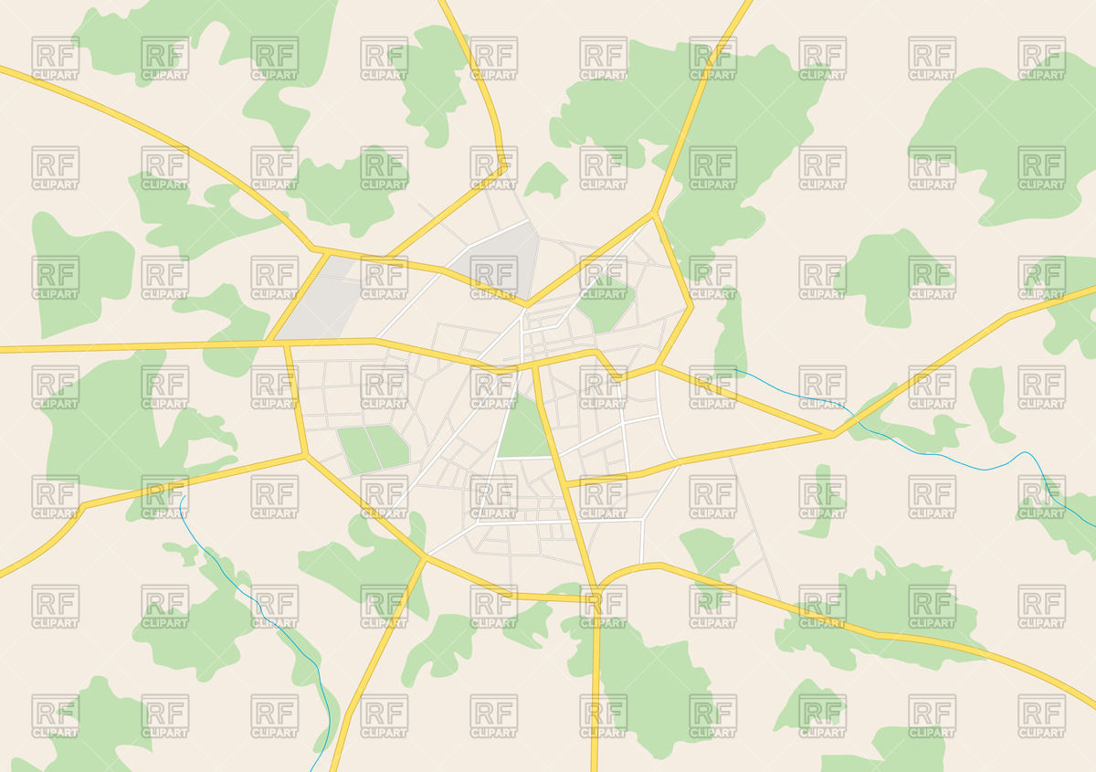 Big City Map Vector Image Of Signs, Symbols, Maps Olenadesign 1200x845 Big City Map Vector Image Of Signs, Symbols, Maps Olenadesign