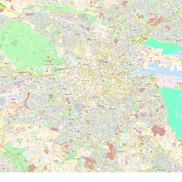 256x256 Free Vector Map Of Dublin