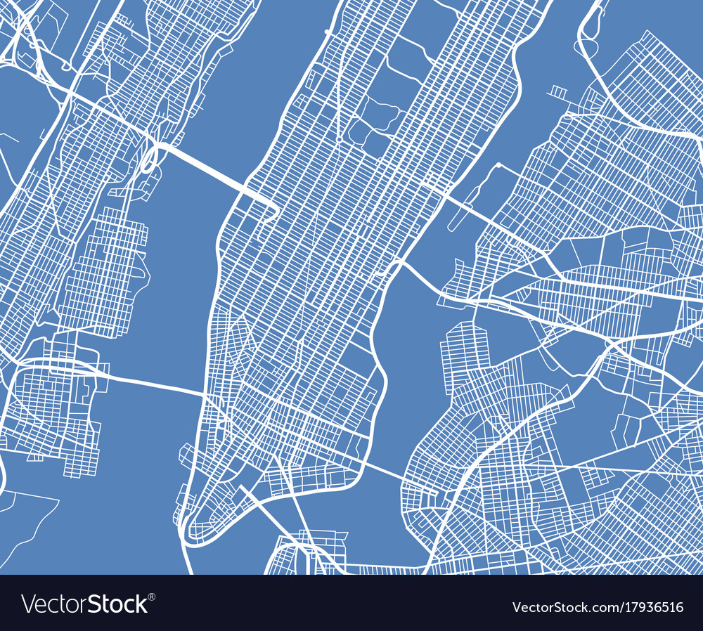 1000x898 New York City Map Vector Free Download