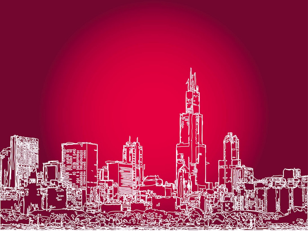 City Outline Vector