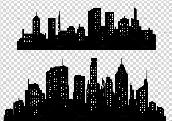 City Silhouette Vector at Vectorified.com | Collection of City ...