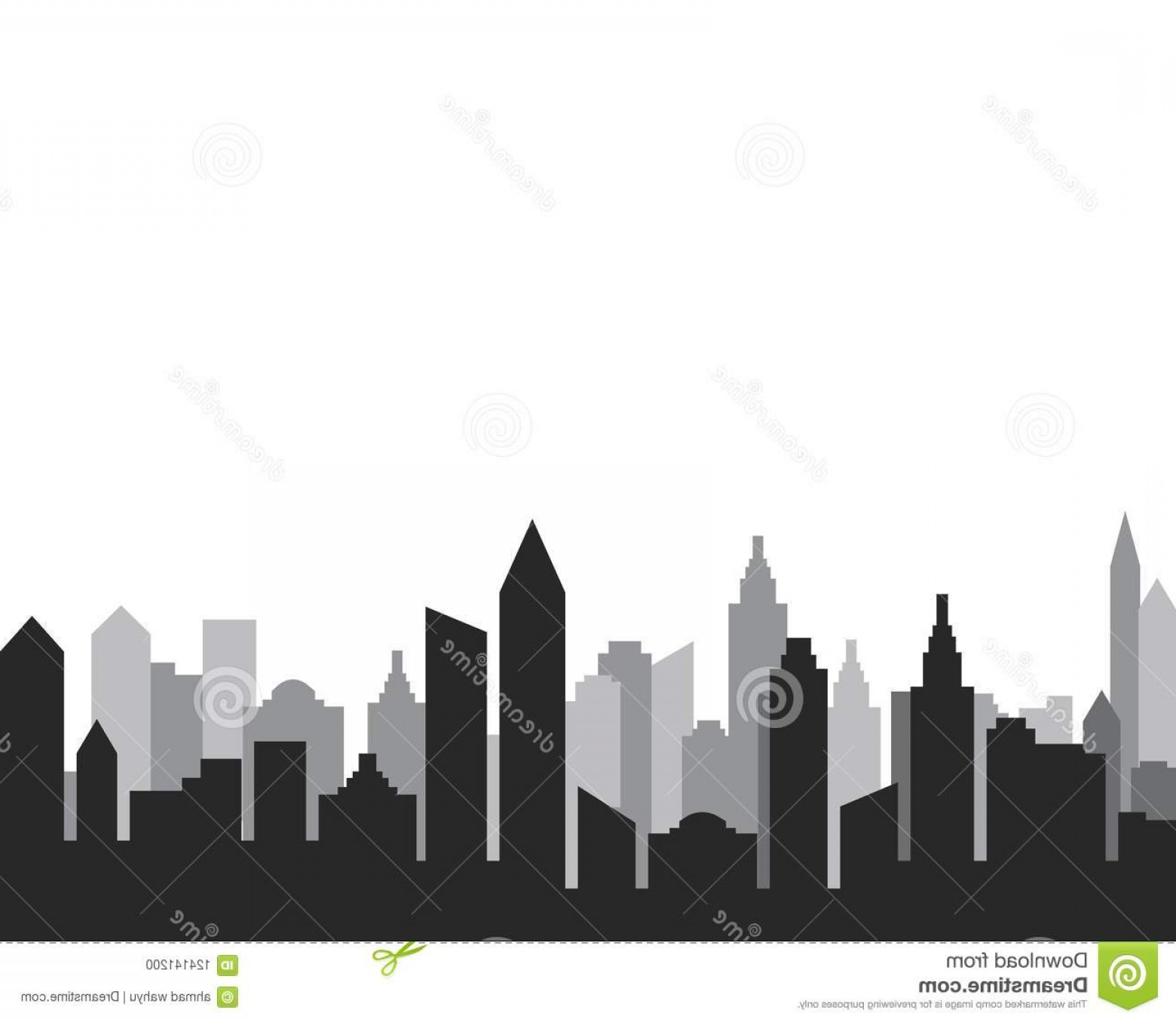 1560x1356 Modern City Skyline Modern City Skyline City Silhouette Vector
