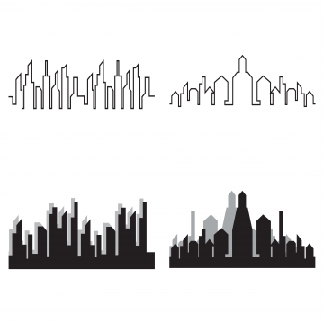 City Silhouette Vector at Vectorified.com | Collection of City ...