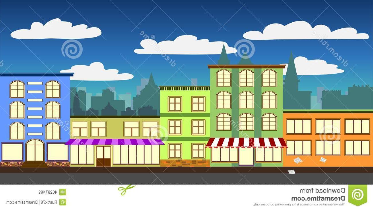 Unique Cartoon Street Vector Image Free Vector Art, Images 1300x733 Unique Cartoon Street Vector Image Free Vector Art, Images