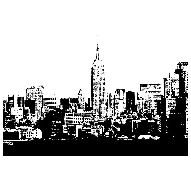 660x660 New York City Skyline Free Vector
