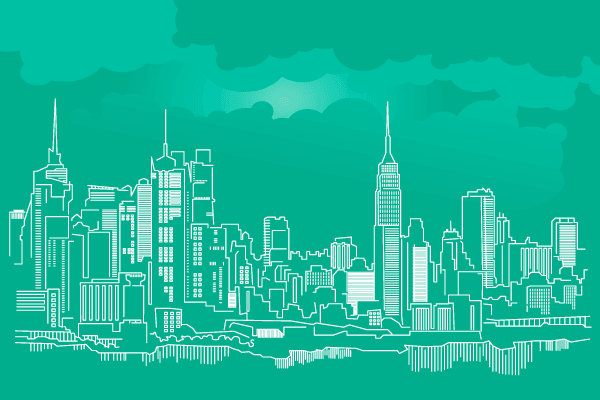 600x400 New York City Skyline Vector Download Free Vector Art Free Vectors