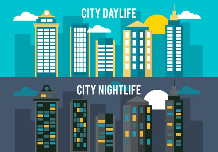 700x490 City Free Vector Art
