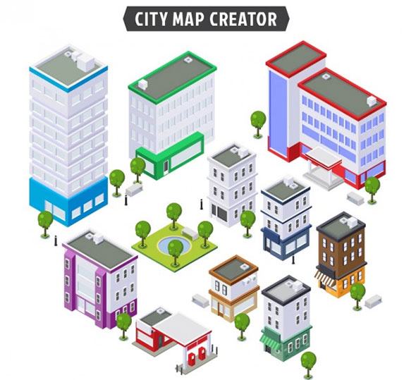 Awesome Free Isometric Vectors 590x539 Awesome Free Isometric Vectors