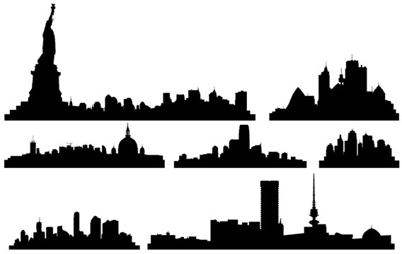 Free City Skylines Files, Vectors Graphics 568x360 Free City Skylines Files, Vectors Graphics