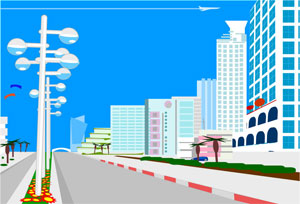 Free City Vector 300x204 Free City Vector
