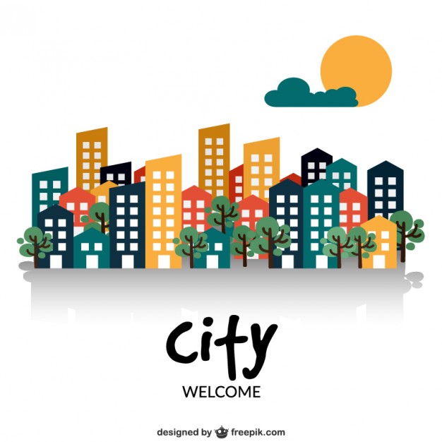 Welcome To The City Vector Free Download 626x626 Welcome To The City Vector Free Download