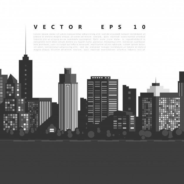 626x626 City Silhouette Vectors, Photos And Free Download