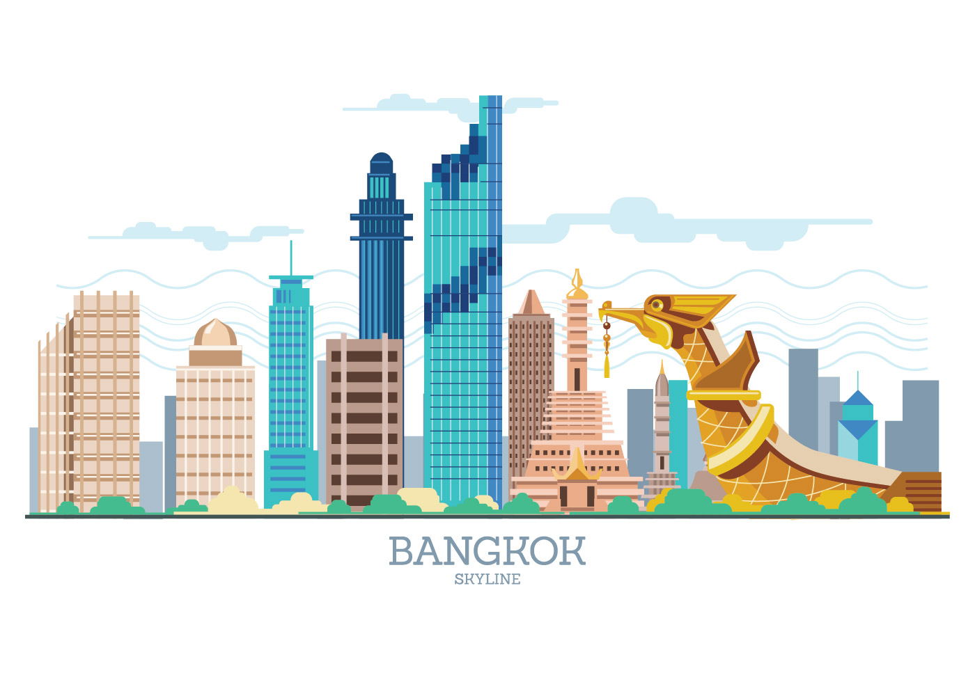 City Vector Png