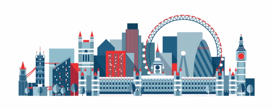 England City Vector Png Download 920x370 England City Vector Png Download