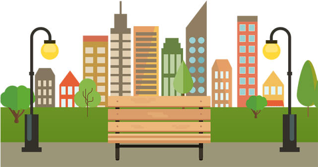 Free Download City With Bench Png 641x337 Free Download City With Bench Png
