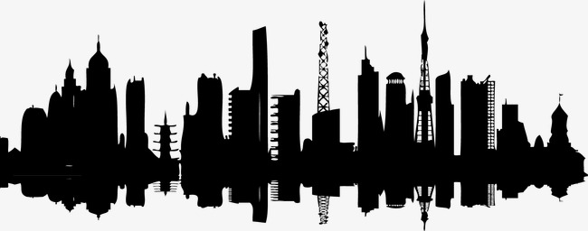 City Silhouette Vector Png 650x256 City Silhouette Vector Png
