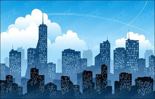 500x319 Attractive Free Cityscape Vectors For Your Urban Art Projects