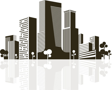 456x368 Vector Cityscape Free Vector Download