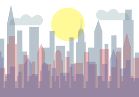 286x200 City Free Vector Art