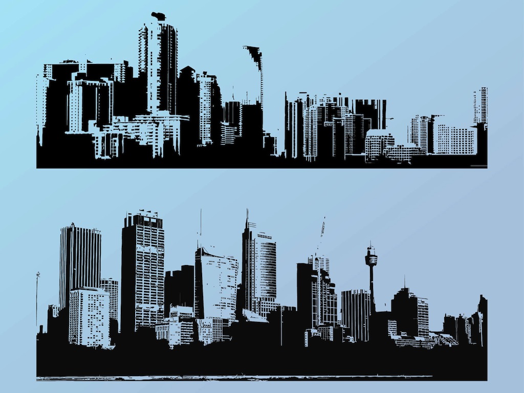 Cityscape Silhouette Vector