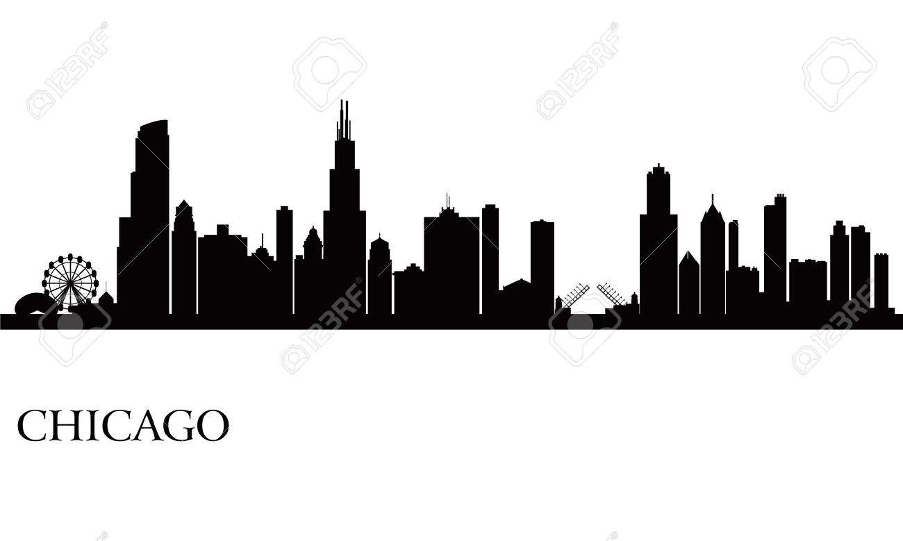 1300x779 Huge Collection Of 'chicago Cityscape Silhouette' Download More