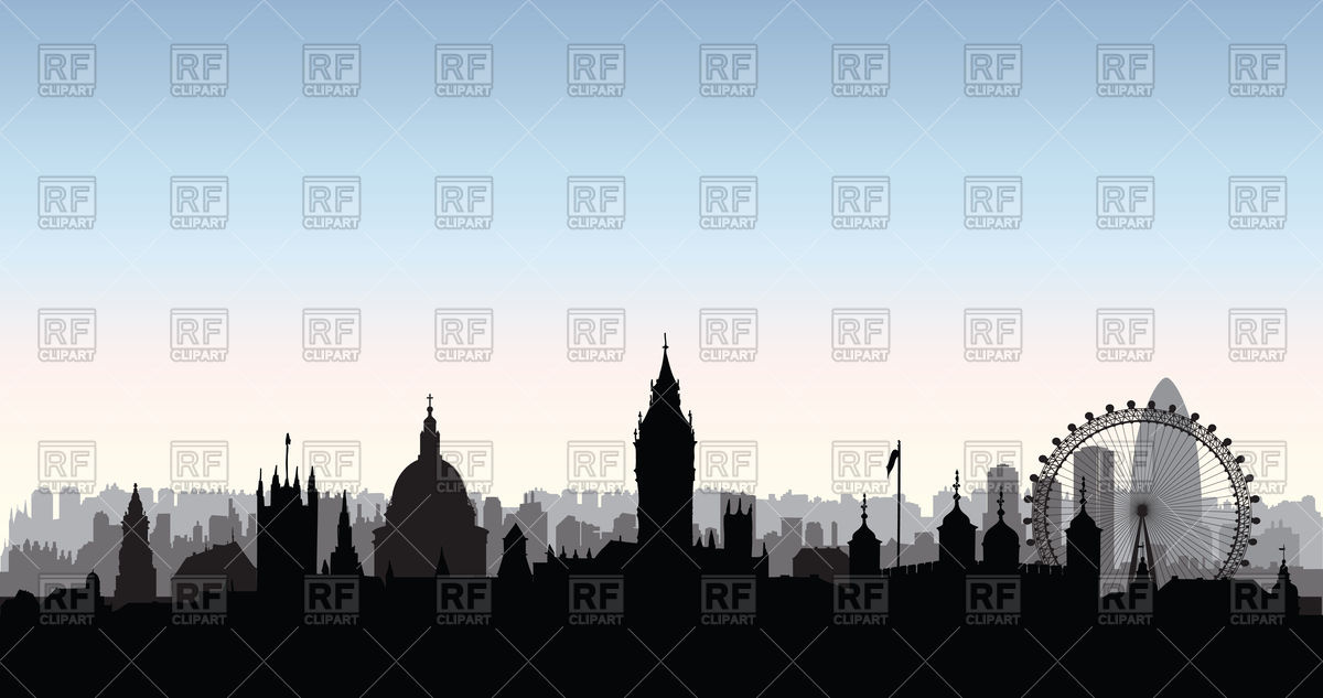 1200x633 London City Silhouette