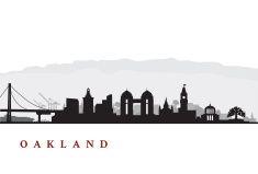 235x159 Oakland Cityscape Vector Art Illustration Oakland Oakland