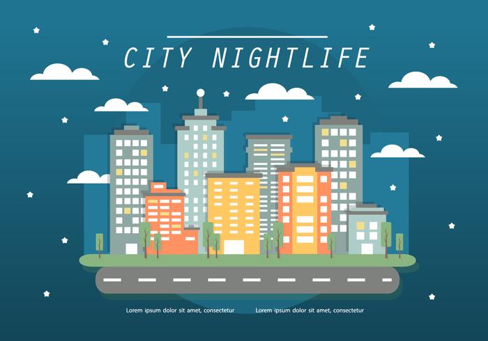 700x490 Cityscape Free Vector Art