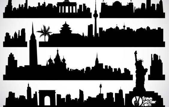 564x357 Cityscapes Vector Free Vector Download Cannypic