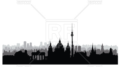 400x223 Berlin City Buildings Silhouette German Urban Landscape Berlin
