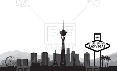 400x242 Las Vegas Cityscape Vector Image Of Design Elements Terriana
