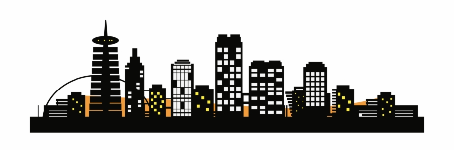 920x305 Skylines New York City Silhouette Drawing