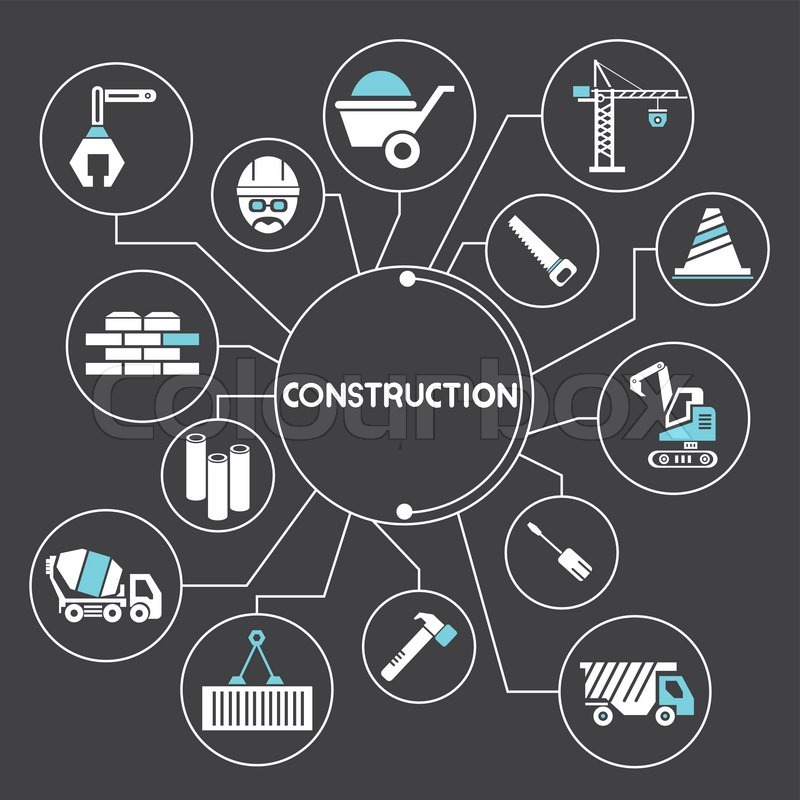 800x800 Construction And Civil Engineering Stock Vector Colourbox